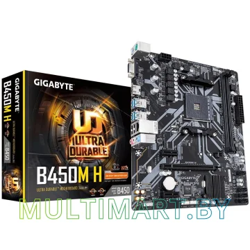 Материнская плата Gigabyte B450M H (rev. 1.1) картинка 5
